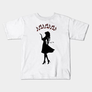 Musical girl Kids T-Shirt